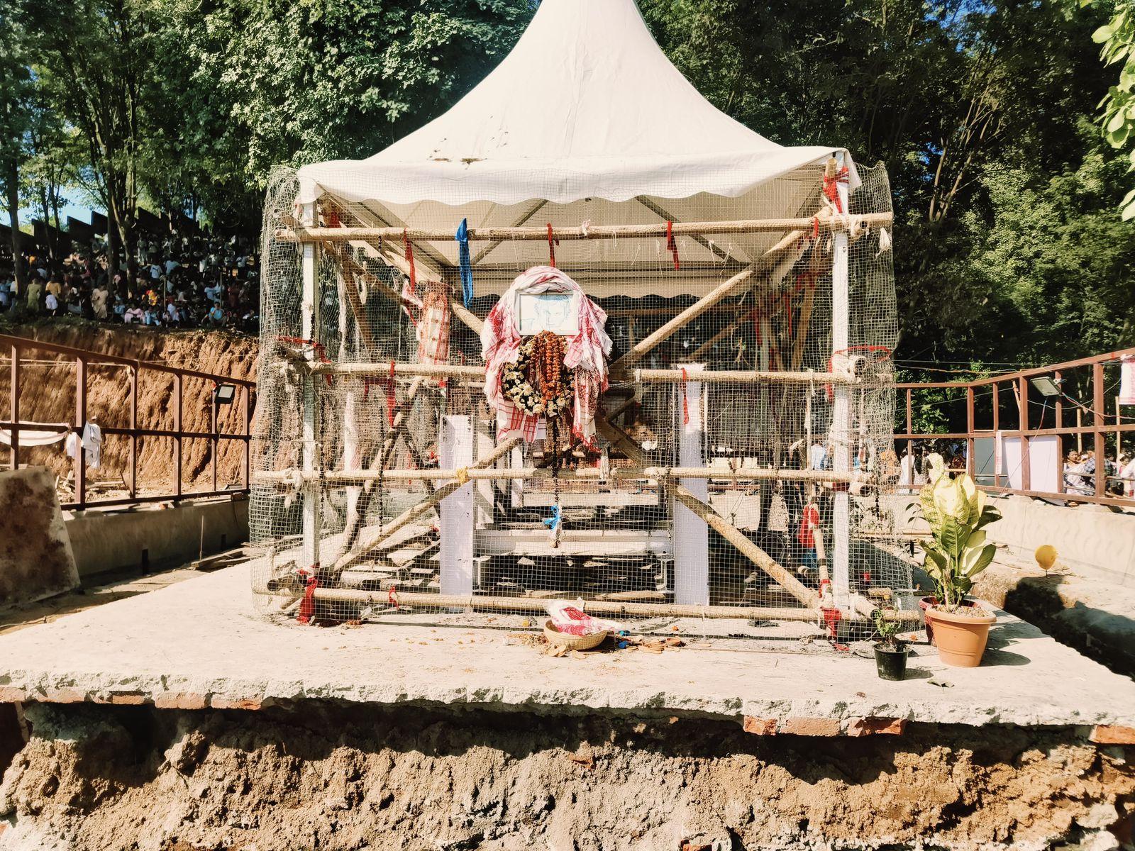 Final resting place of Zubeen Garg in Sonapur's Kamarkuchi