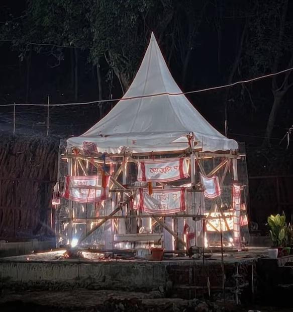 Zubeen's memorial site