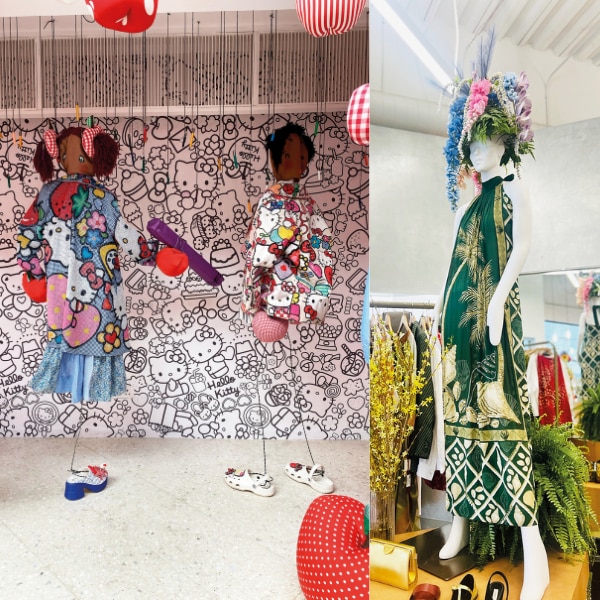 pero x Hello Kitty on display at Ogaan in Delhi; and a collection by Verandah