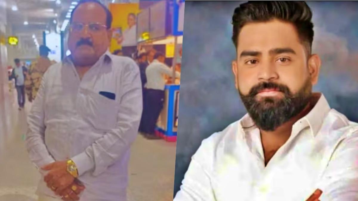 शुभम जायसवाल (दाएं) और उसका पिता भोला प्रसाद (बाएं)