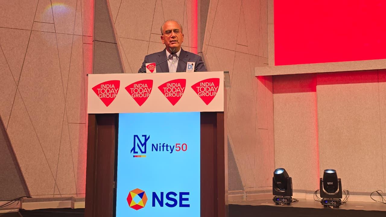India Today Group Chairman and Editor-in-Chief Aroon Purie (Photo:X/@NSEIndia)