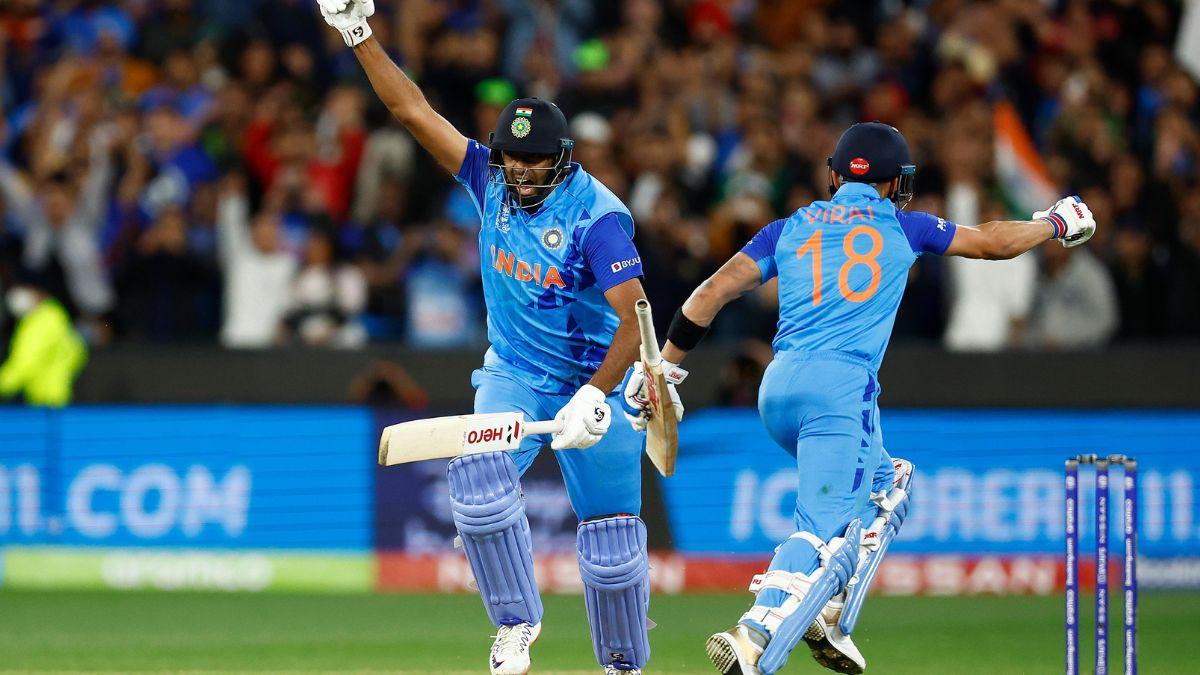 India vs Pakistan in T20 World Cup 2022 (Photo:X/ICC)