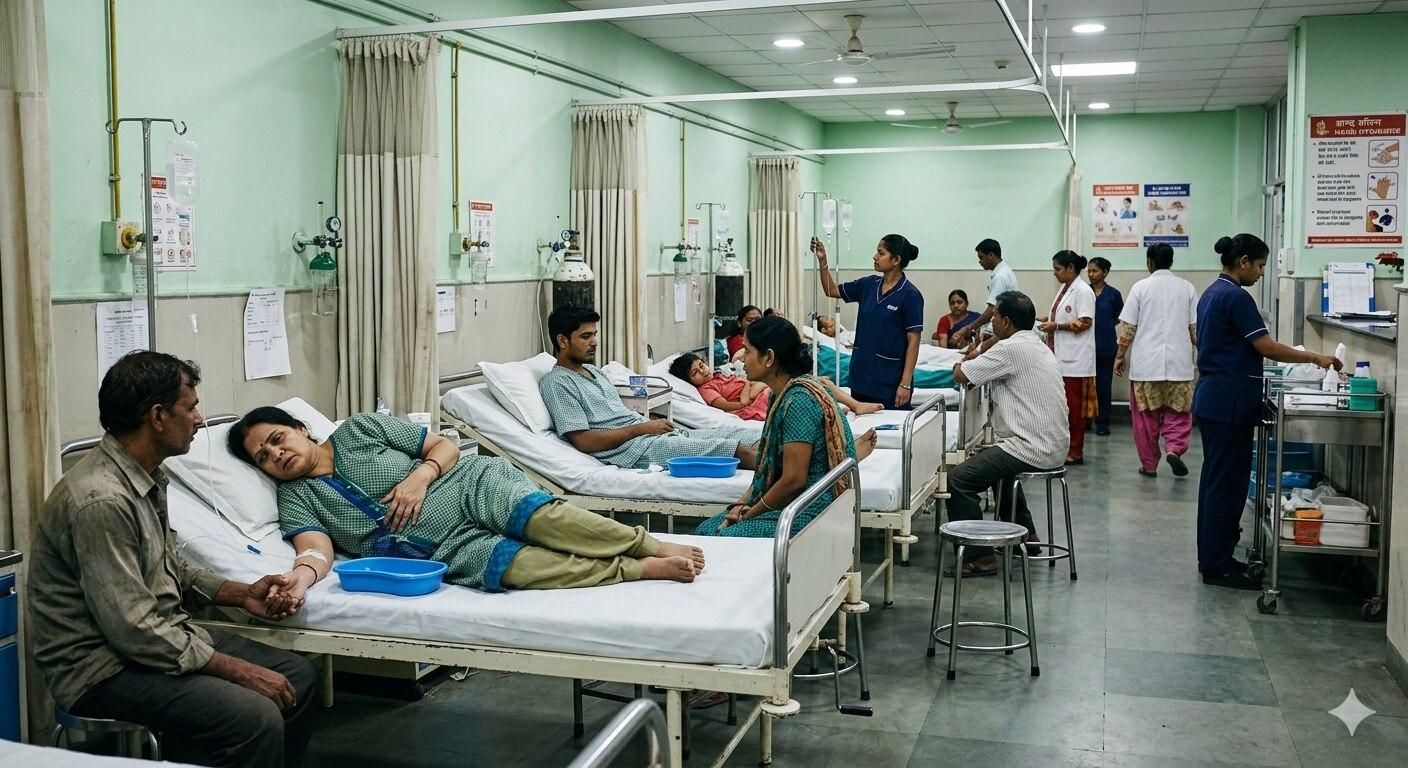 सरकारी अस्पतालों पर अभी-भी लोगों का भरोसा जम नहीं पाया है