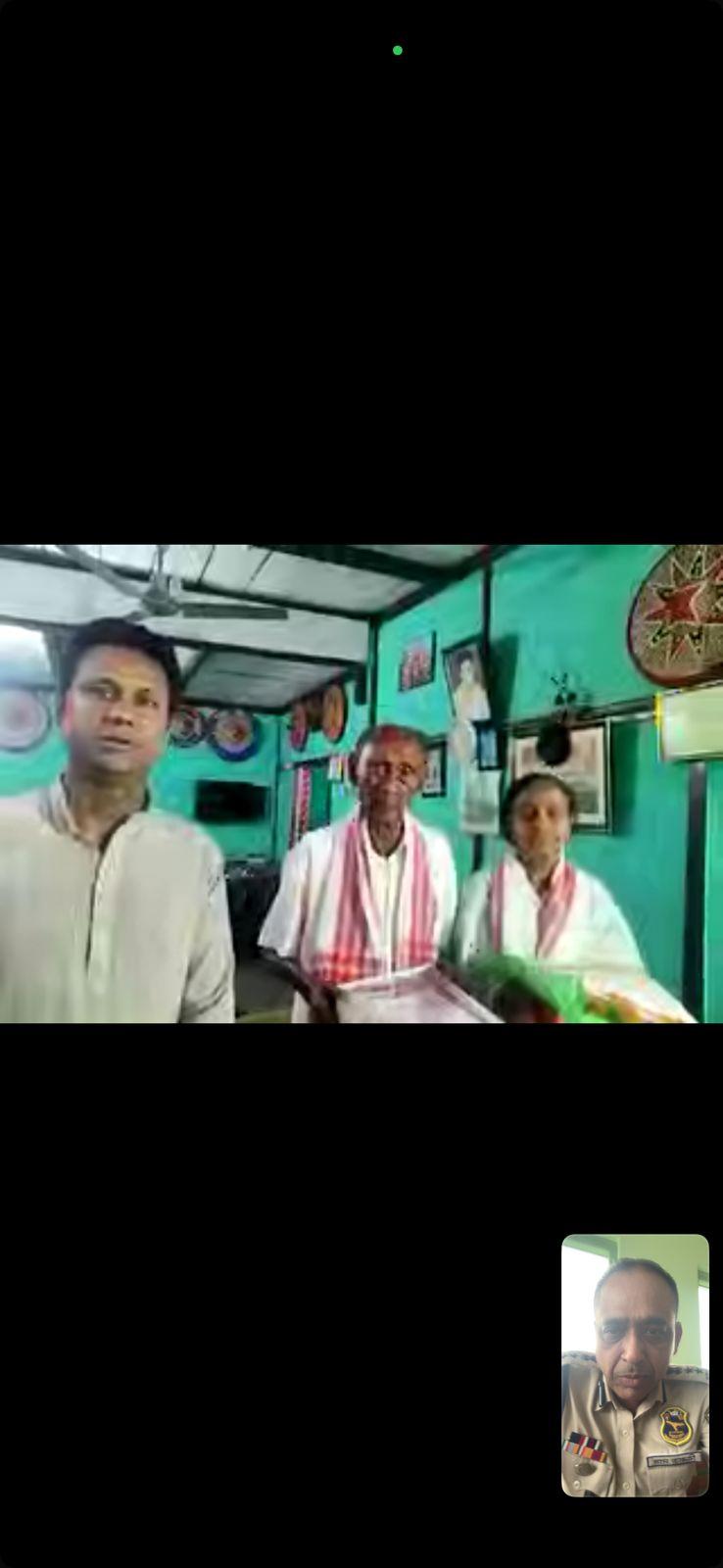 While having video call!