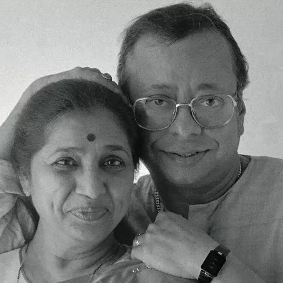 আরডি বর্মনের সঙ্গে আশা।