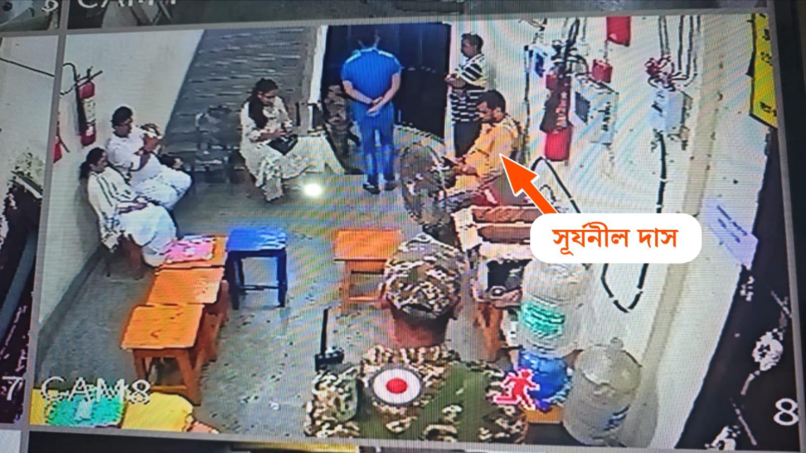 শুভেন্দু অধিকারীর প্রকাশ করা সিসিটিভি ফুটেজ