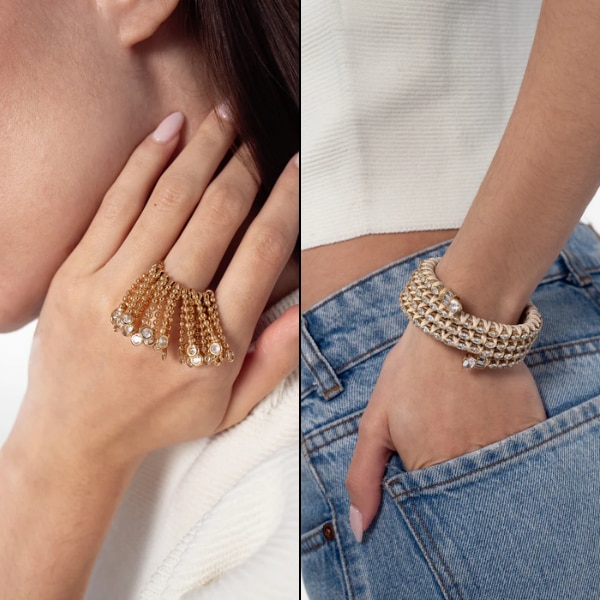 Firework Ring, ₹2,200, and Firework Wristwrap, ₹3,500