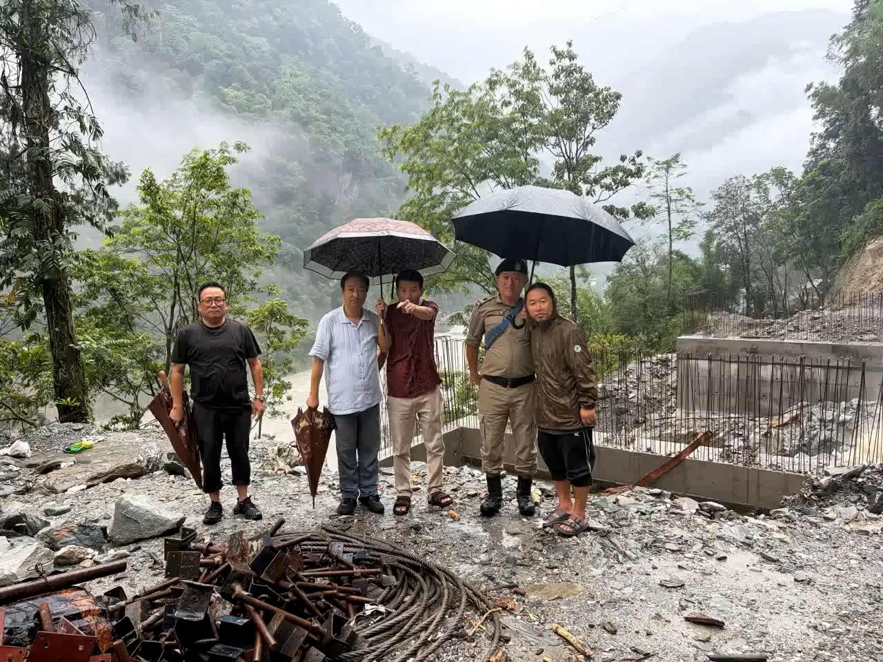 Sikkim Bridge Washed Out Landslide: 