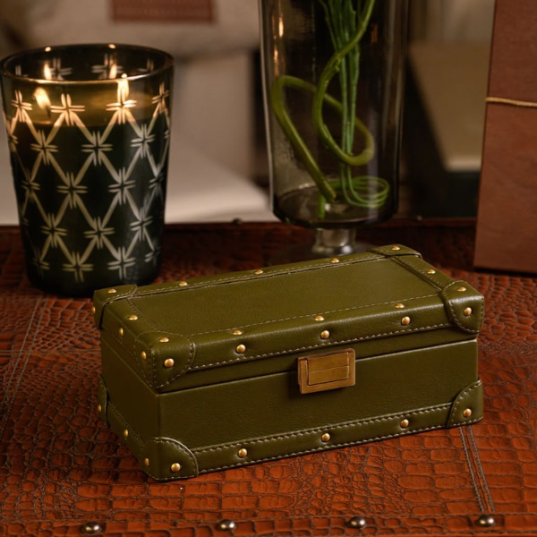 Three Sixty Trunke Keepsake Box Green, ₹5,990