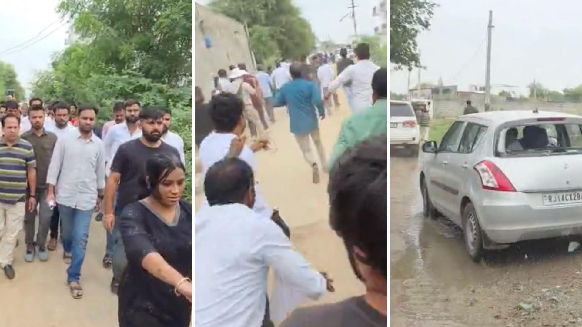 CJP कार्यकर्ताओं का आरोप है कि उनके साथ मारपीट हुई और गाड़ियों के साथ तोड़फोड़ की गई