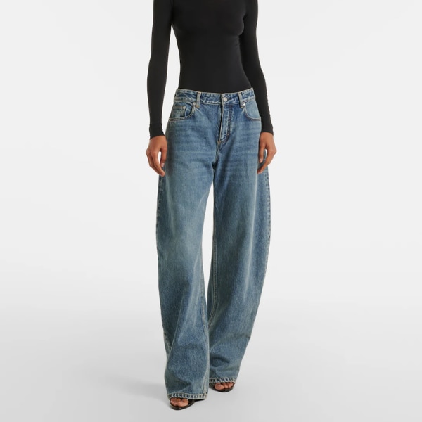 Alaïa Barrel-Leg Jeans, ₹1,00,440