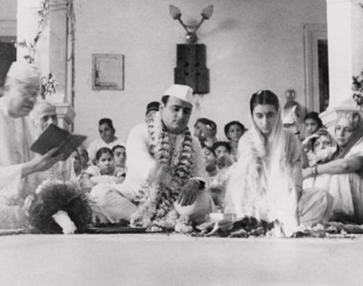 फिरोज और इंदिरा गांधी की शादी (फोटो : विकिमीडिया कॉमन्स)
