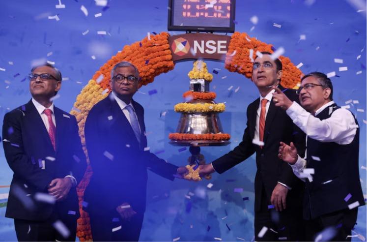 NSE में टाटा कैपिटल्स की लिस्टिंग के मौके पर चंद्रशेखरन