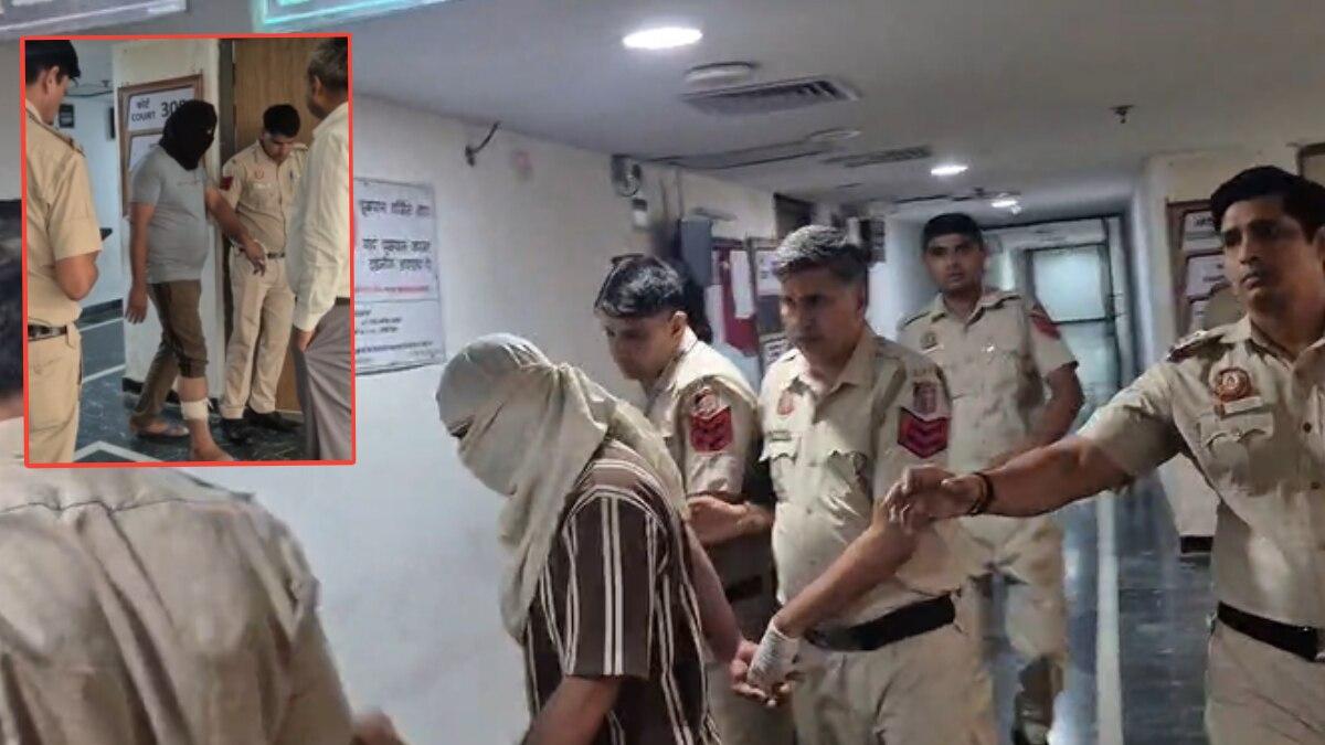 आस्था कुंज गैंग रेप के आरोपी; आसिफ (इनसेट में)