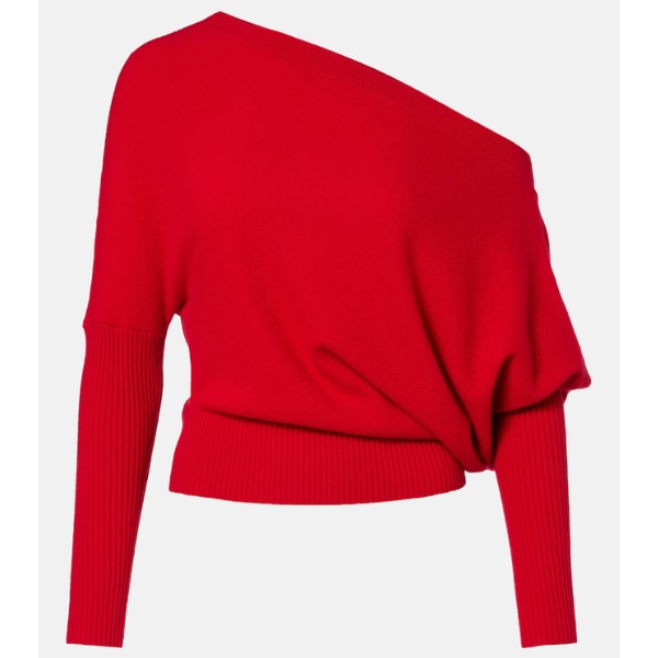 Altuzarra Paxi One-shoulder Cashmere Sweater, ₹66,481 approx.