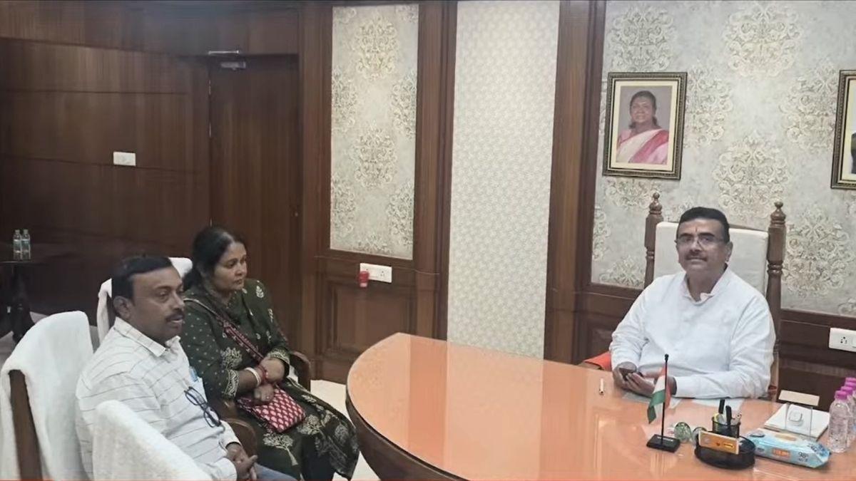 নবান্নে শুভেন্দু অধিকারীর সঙ্গে সাক্ষাতে সঞ্চিতা দে প্রধান