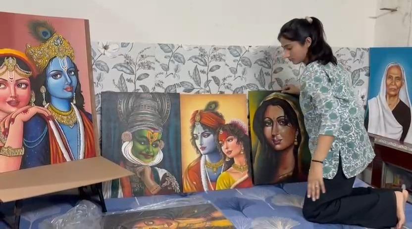 Mughal and Modern Art Fusion
