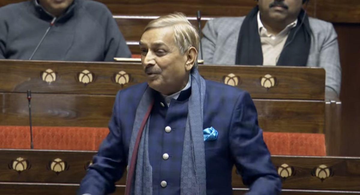 राज्यसभा में कांग्रेस नेता प्रमोद तिवारी (फाइल फोटो)