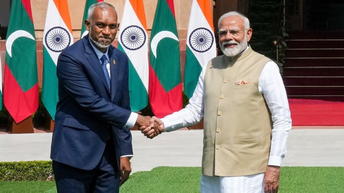 पीएम मोदी के साथ राष्ट्रपति मुइज्जू