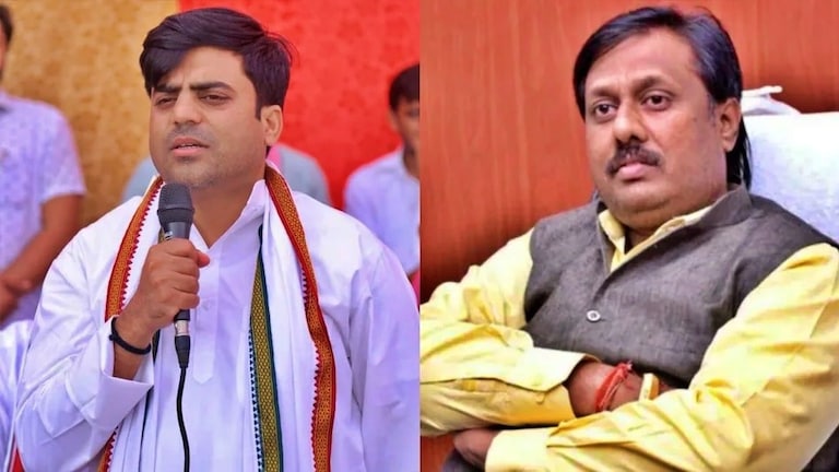 Karhal By-Election 2024 Result LIVE Updates: अखिलेश के गढ़ करहल में तेजप्रताप जीत ही गए, अनुजेश यादव ने दी कड़ी टक्कर करहल उपचुनाव- सपा के तेज प्रताप (बाएं) और बीजेपी के अनुजेश यादव (दाएं)