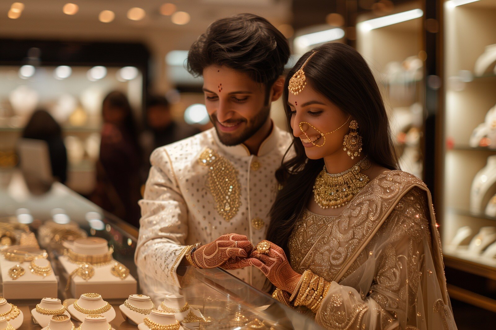Gold price rises silver rate drops