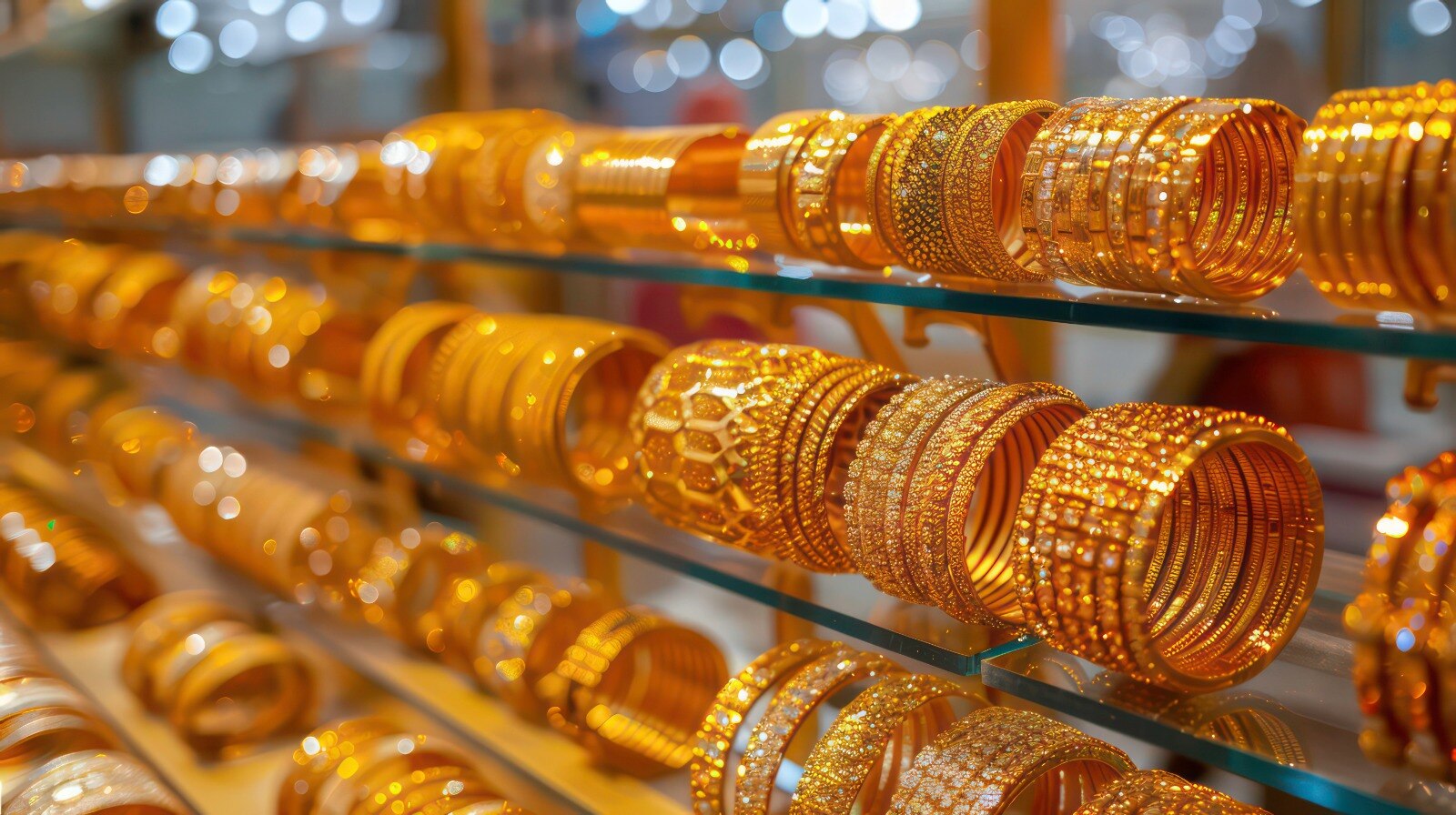 Gold price rises silver rate drops