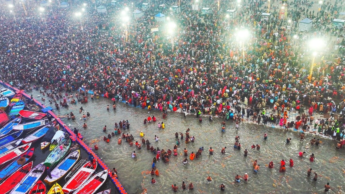 drone shots of maha kumbh drone shots of maha kumbh
