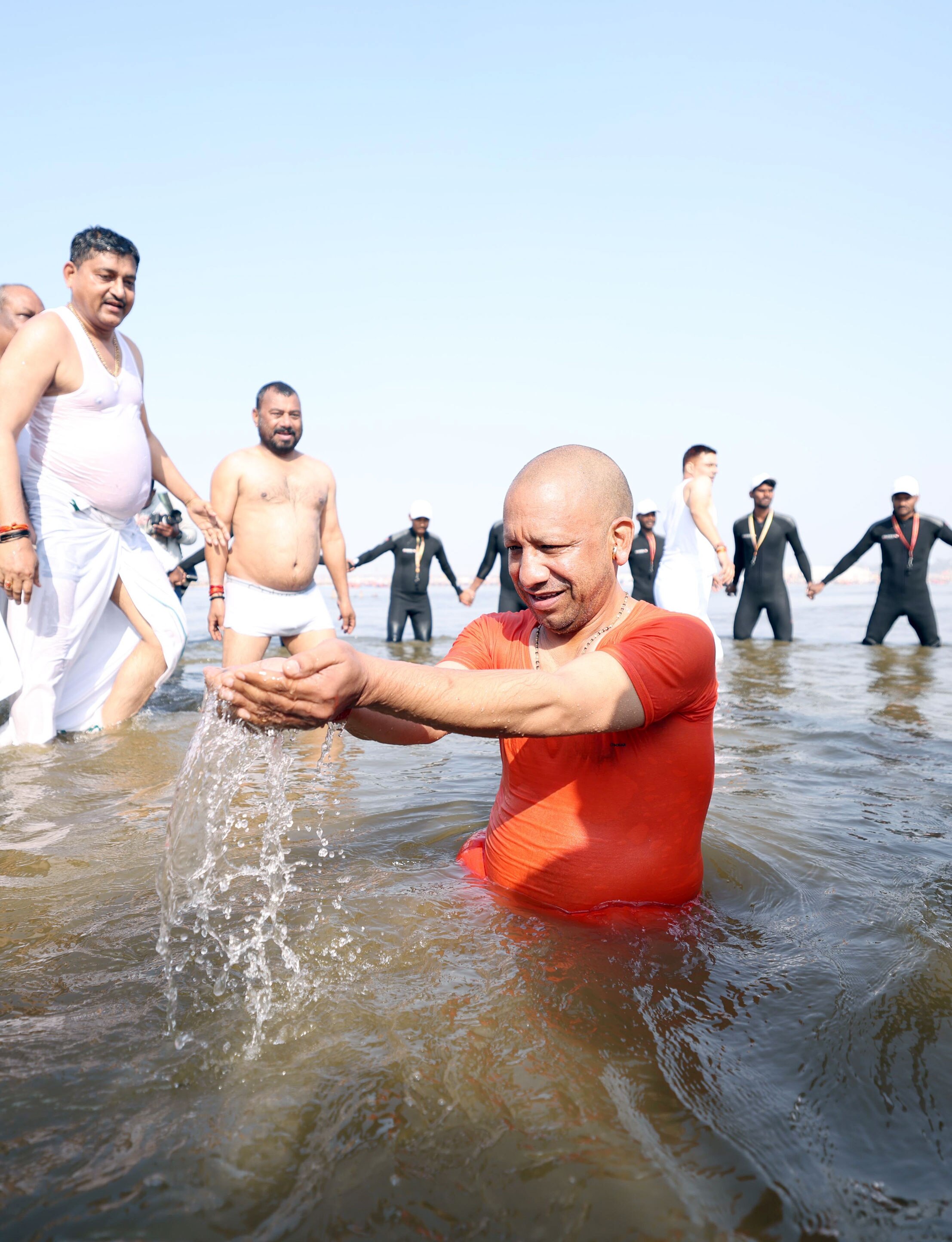 cm yogi in mahakumbh