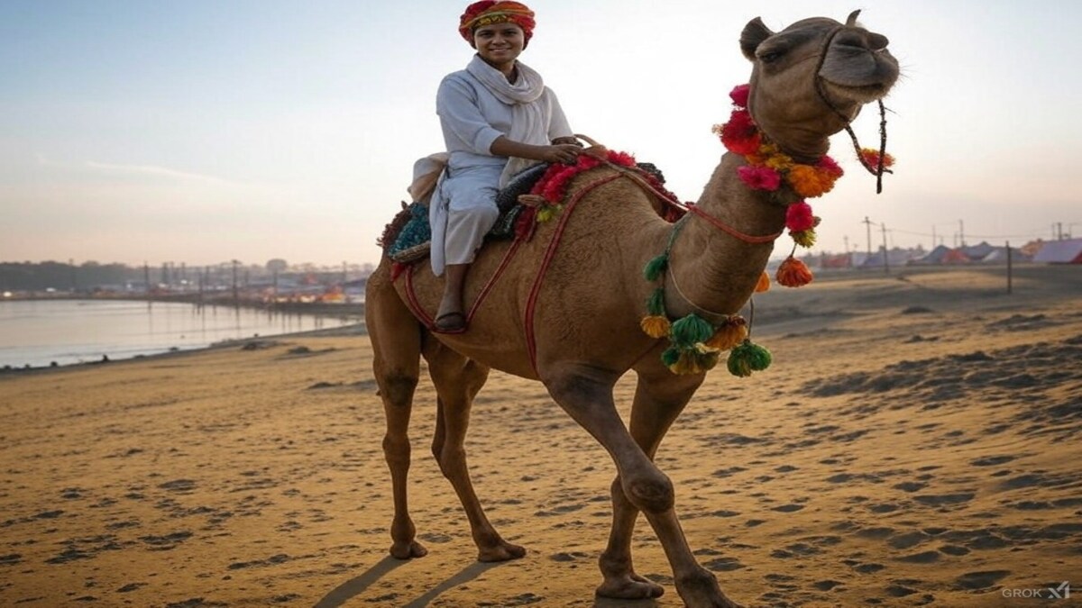 camel rides in mahakumbh camel rides in mahakumbh