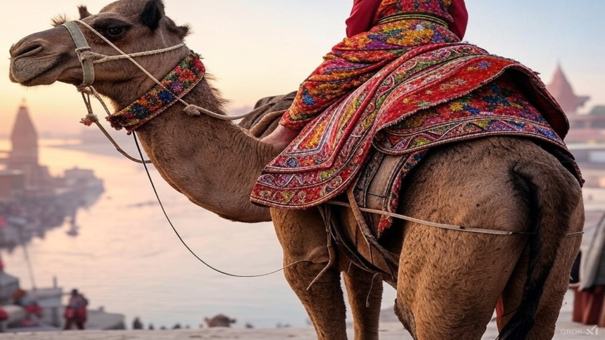 camel rides in mahakumbh camel rides in mahakumbh