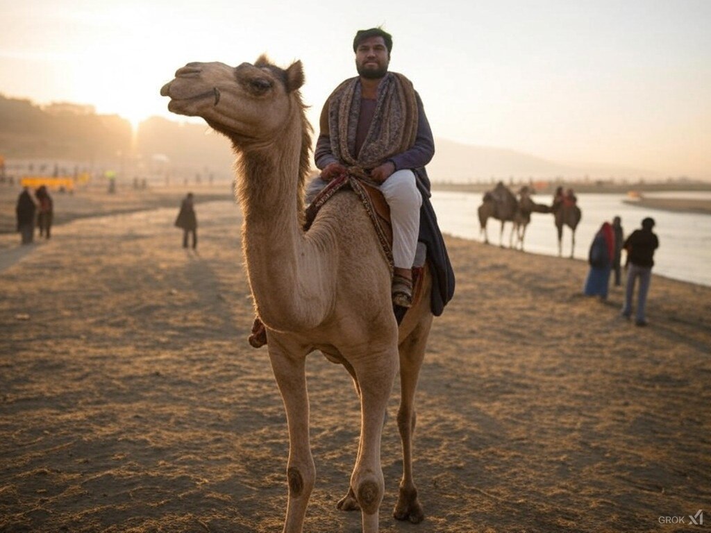 camel rides in mahakumbh camel rides in mahakumbh