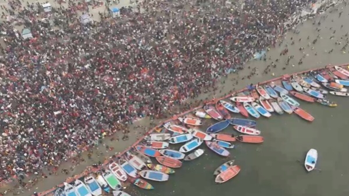 drone shots of maha kumbh drone shots of maha kumbh