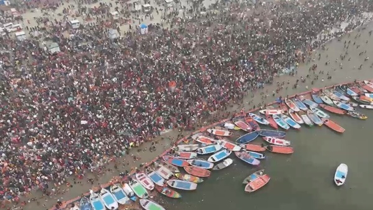 drone shots of maha kumbh drone shots of maha kumbh