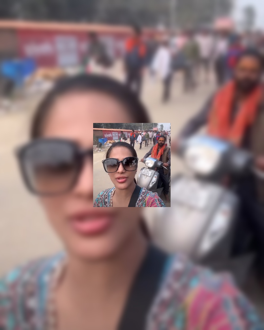 Poonam Pandey in mahakumbh Poonam Pandey in mahakumbh