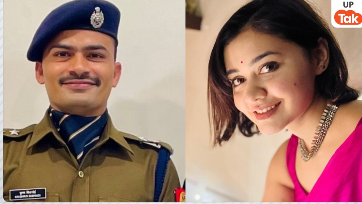 Photo: IPS KK Bishnoi and IPS Anshika Verma