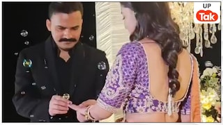 दबंग IPS केके बिश्नोई जब ASP अंशिका को पहना रहे थे रिंग तब कैसा था नजारा... तस्वीरें आग की तरह फैलीं UP Tak