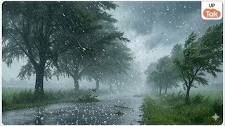 UP Weather Update: यूपी में अगले कुछ घंटों के अंदर इन जिलों में गिरेंगे ओले, होगी ताबड़तोड़ बारिश... चेतावनी जारी! UP WEATHER UPDATE