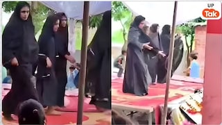 गोंडा के स्कूल में 15 अगस्त पर हिंदू छात्राओं ने बुर्के में किया डांस, फोटोज में देखें कॉन्ट्रोवर्सी क्यों हुई? Gonda School Burqa Dance Controversy