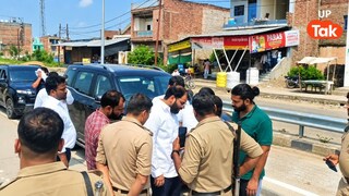 अतीक अहमद के बेटे अहजम अहमद को अचानक पुलिस ने रोका, कौशांबी में गाड़ी रुकते ही शुरू हुई पूछताछ Ahzam Ahmed Kaushambi Police