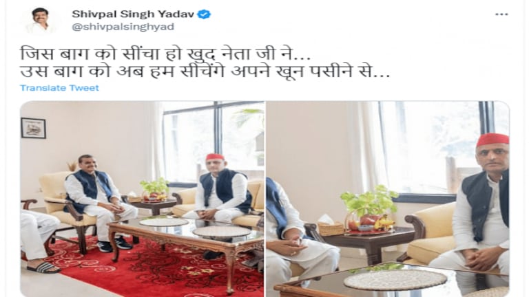 मैनपुरी पर चाचा और भतीजे के बीच हुई सुलह! शिवपाल ने ये इमोश्नल ट्वीट कर दिया बड़ा संदेश UP Tak