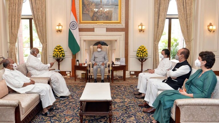 लखीमपुर खीरी हिंसा: राष्ट्रपति से मिला कांग्रेस डेलिगेशन, मंत्री को बर्खास्त करने की मांग UP Tak