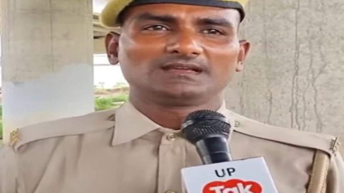 फिरोजाबाद: मेस की थाली दिखाकर रोने वाले कॉन्स्टेबल ने बताया- पुलिस जबरन ले गई फिर… UP Tak