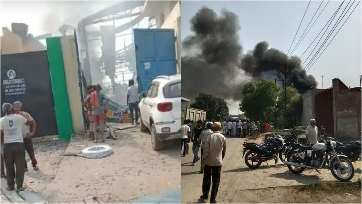 हापुड़: कैमिकल फैक्ट्री में बॉयलर फटने से लगी भीषण आग, कई मजूदरों की मौत, CM ने जताया दुख UP Tak