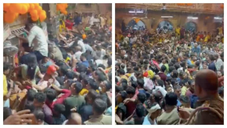 बांके बिहारी मंदिर हादसा: जांच समिति ने पुजारियों से मुलाकात की, जल्द सौंपेगी रिपोर्ट UP Tak