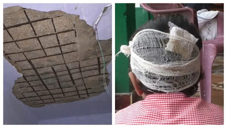 महोबा में सरकारी स्कूल की छत का गिरा मलबा, छात्र समेत शिक्षामित्र घायल, जिम्मेदार कौन? UP Tak