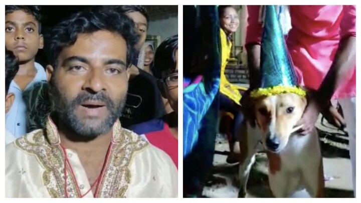 मिर्जापुर: शख्स ने मनाया अपनी डॉगी का बर्थडे, 150 लोग हुए शरीक, DJ पर जमकर हुआ डांस UP Tak