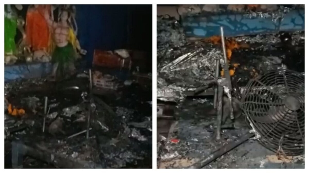 भदोही में दुखद हादसा! दुर्गा पूजा पंडाल में आग लगने से 5 लोगों की मौत, 64 घायल UP Tak