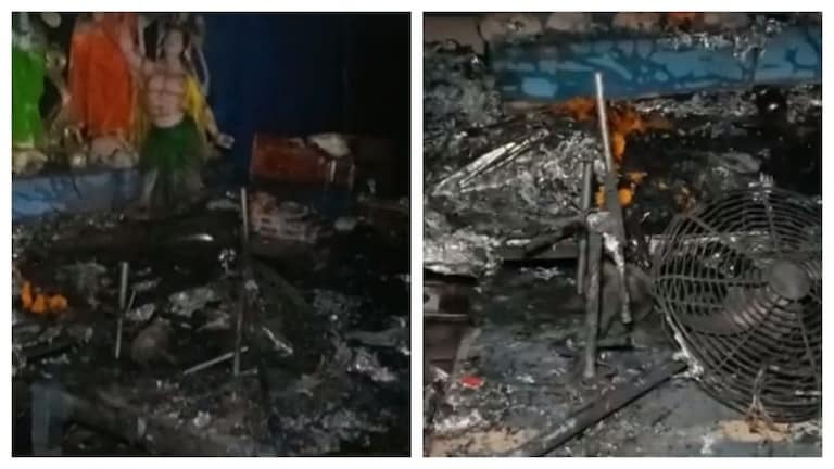 भदोही में दुखद हादसा! दुर्गा पूजा पंडाल में आग लगने से 5 लोगों की मौत, 64 घायल UP Tak