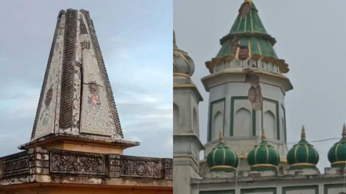 लखीमपुर खीरी: लगातार बारिश के चलते आकाशीय बिजली गिरने से तीन धार्मिक स्थल क्षतिग्रस्त UP Tak