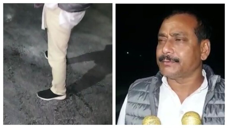 लखीमपुर खीरी: BJP विधायक सड़क निर्माण को देखकर हुए ‘आग बबूला’, बोले- ये कमीशन खोरी है UP Tak